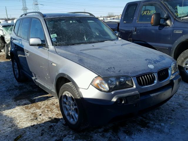 WBXPA73405WC52361 - 2005 BMW X3 2.5I SILVER photo 1