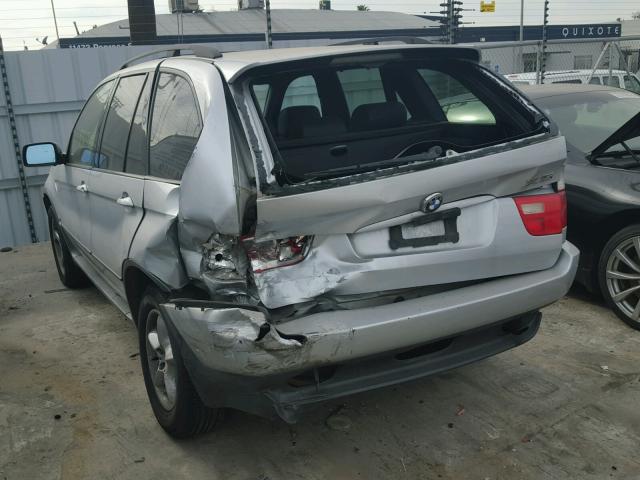 5UXFA53503LW24247 - 2003 BMW X5 3.0I GRAY photo 3