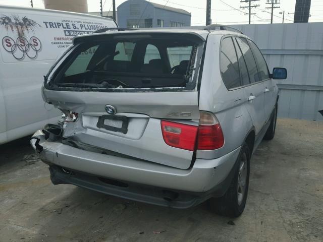 5UXFA53503LW24247 - 2003 BMW X5 3.0I GRAY photo 4