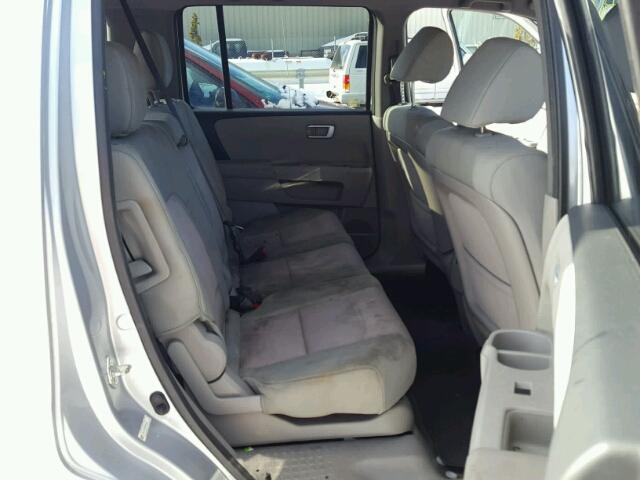 5FNYF4H48EB054557 - 2014 HONDA PILOT EX WHITE photo 6