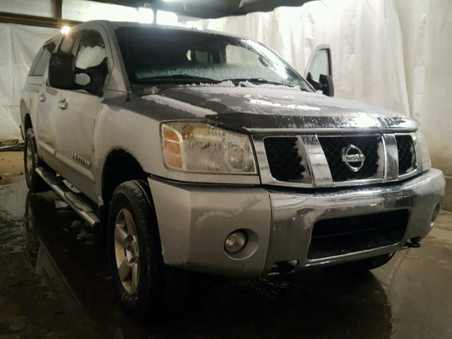 1N6AA07B86N569759 - 2006 NISSAN TITAN XE SILVER photo 1