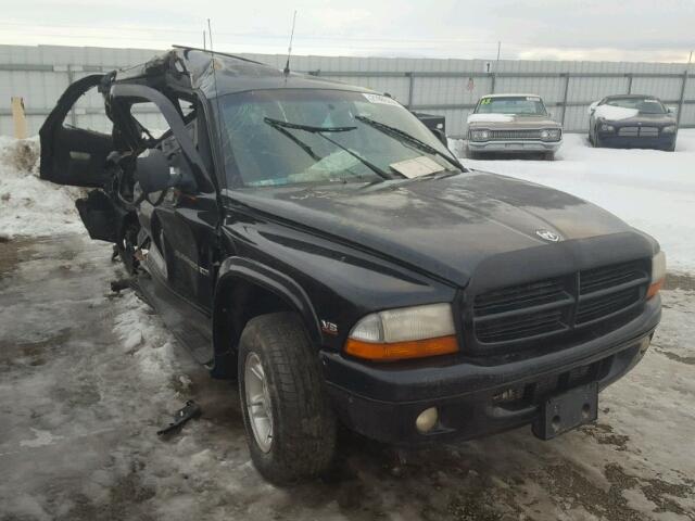 1B4HS28Z3YF171570 - 2000 DODGE DURANGO BLACK photo 1