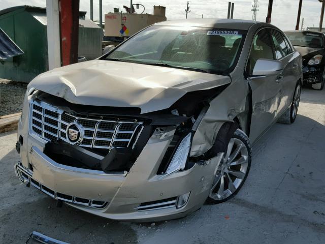 2G61M5S35E9228654 - 2014 CADILLAC XTS LUXURY GOLD photo 2