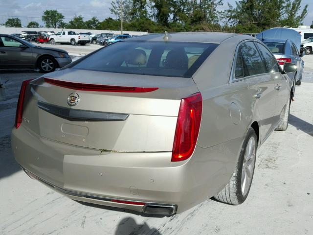 2G61M5S35E9228654 - 2014 CADILLAC XTS LUXURY GOLD photo 4