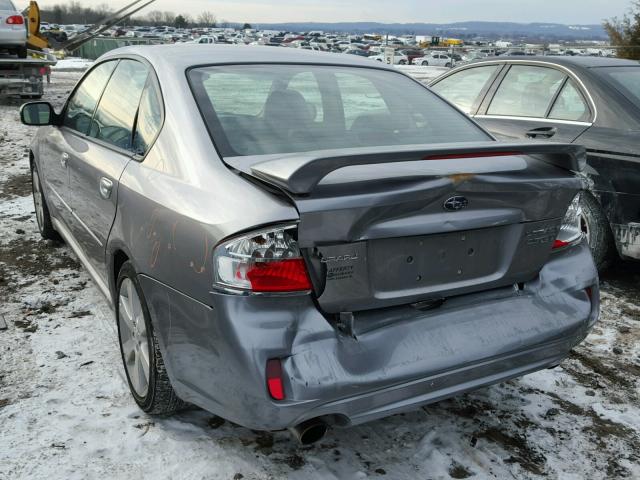 4S3BL676086203587 - 2008 SUBARU LEGACY GT SILVER photo 3