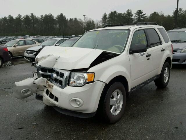 1FMCU0DG7BKB94327 - 2011 FORD ESCAPE XLT WHITE photo 2