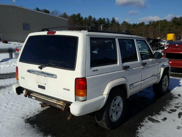 1J4FF68S6YL172250 - 2000 JEEP CHEROKEE L WHITE photo 4