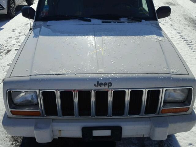 1J4FF68S6YL172250 - 2000 JEEP CHEROKEE L WHITE photo 7