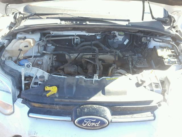 1FAHP3H20CL466297 - 2012 FORD FOCUS SEL WHITE photo 7