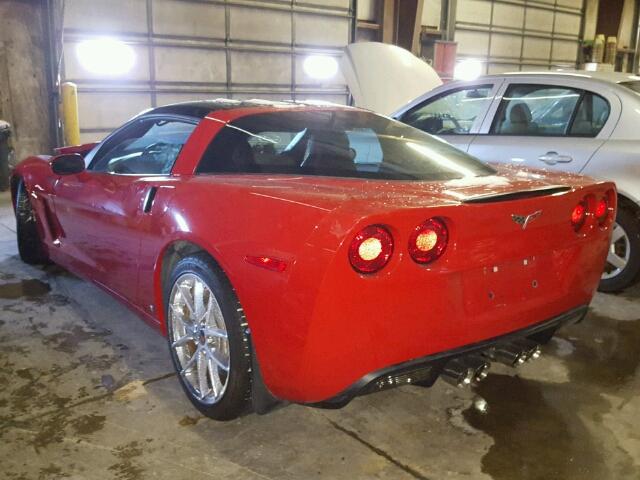 1G1YY25W385123139 - 2008 CHEVROLET CORVETTE RED photo 3