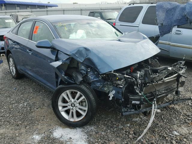 5NPE24AFXGH322586 - 2016 HYUNDAI SONATA SE BLUE photo 1