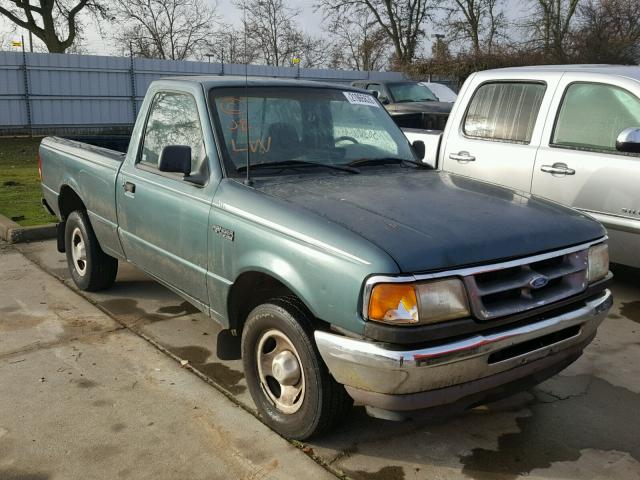 1FTCR10U7TUC51249 - 1996 FORD RANGER GREEN photo 1