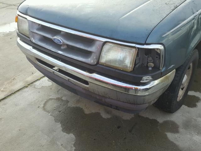 1FTCR10U7TUC51249 - 1996 FORD RANGER GREEN photo 9