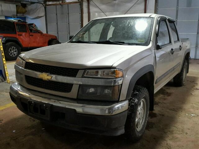 1GCDT13E578110589 - 2007 CHEVROLET COLORADO TAN photo 2