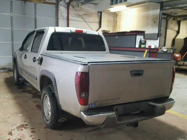 1GCDT13E578110589 - 2007 CHEVROLET COLORADO TAN photo 3