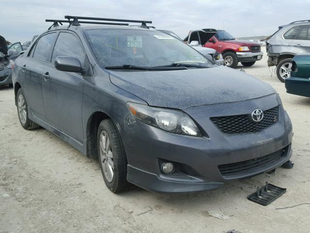 1NXBU40E99Z061526 - 2009 TOYOTA COROLLA BA GRAY photo 1