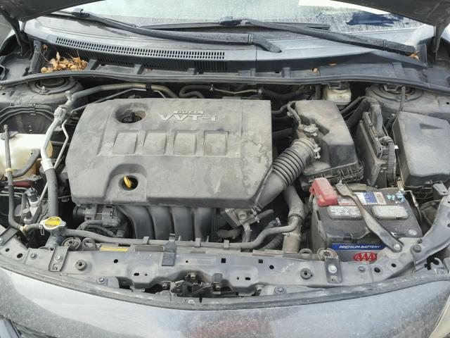 1NXBU40E99Z061526 - 2009 TOYOTA COROLLA BA GRAY photo 7