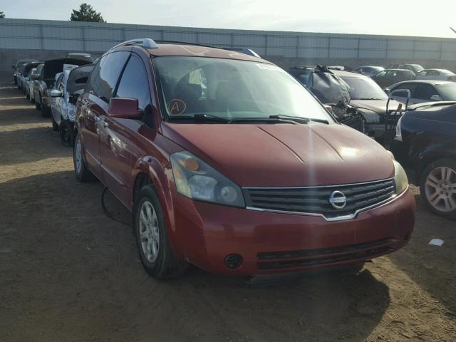 5N1BV28U27N124132 - 2007 NISSAN QUEST S RED photo 1