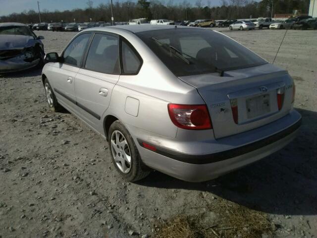 KMHDN56D05U137381 - 2005 HYUNDAI ELANTRA GL SILVER photo 3