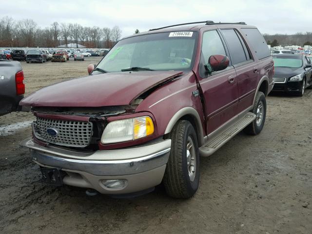 1FMPU18LXYLA84048 - 2000 FORD EXPEDITION BURGUNDY photo 2