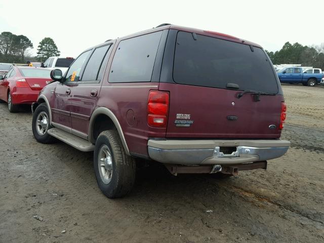 1FMPU18LXYLA84048 - 2000 FORD EXPEDITION BURGUNDY photo 3