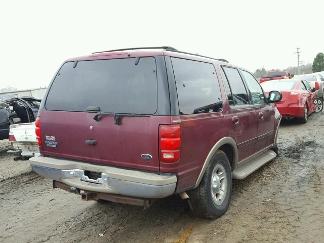 1FMPU18LXYLA84048 - 2000 FORD EXPEDITION BURGUNDY photo 4