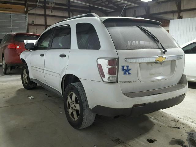 2CNDL13F776253389 - 2007 CHEVROLET EQUINOX LS WHITE photo 3