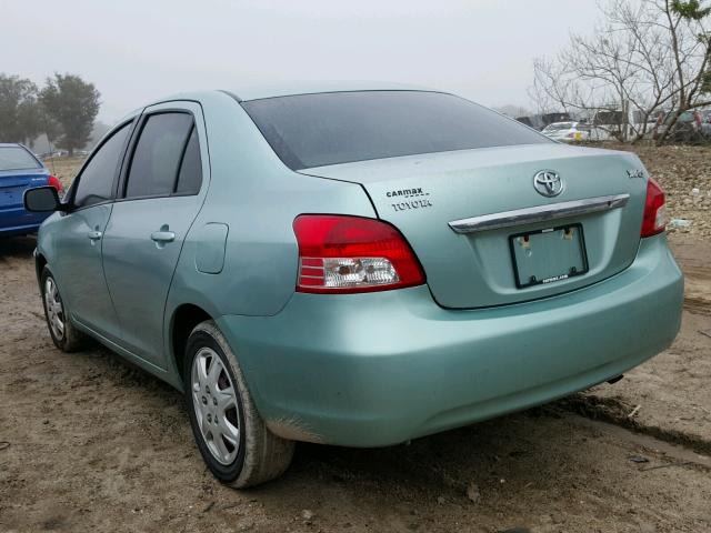 JTDBT923271046610 - 2007 TOYOTA YARIS GREEN photo 3