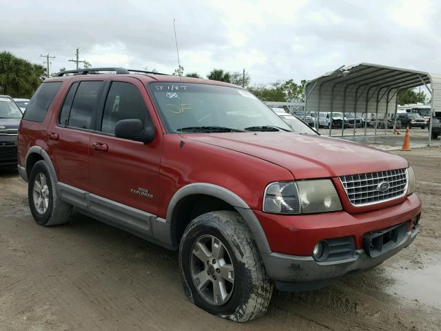 1FMZU63E42UC40777 - 2002 FORD EXPLORER X RED photo 1