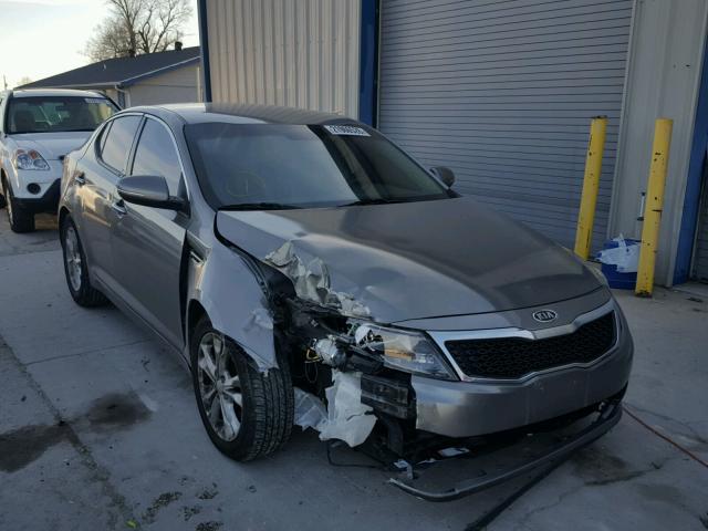 5XXGN4A74CG005224 - 2012 KIA OPTIMA EX GRAY photo 1