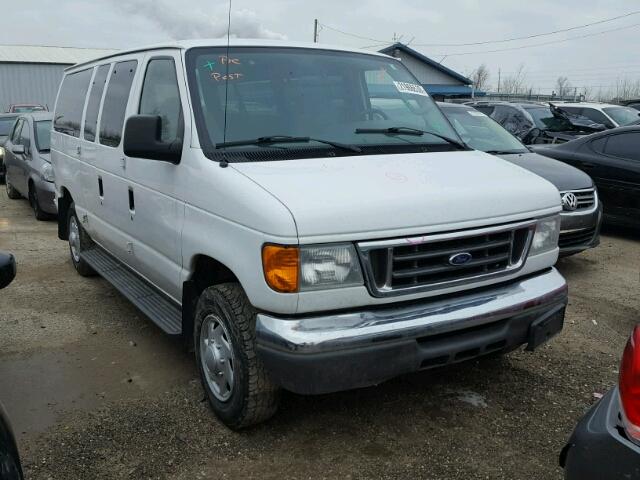 1FMNE11W07DA36771 - 2007 FORD ECONOLINE WHITE photo 1