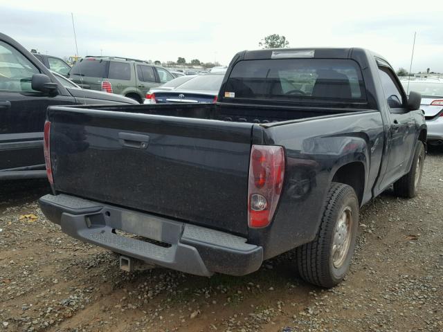 1GCCS149X78228993 - 2007 CHEVROLET COLORADO BLACK photo 4