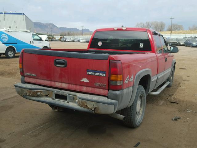 2GTEK19V0Y1372586 - 2000 GMC NEW SIERRA RED photo 4