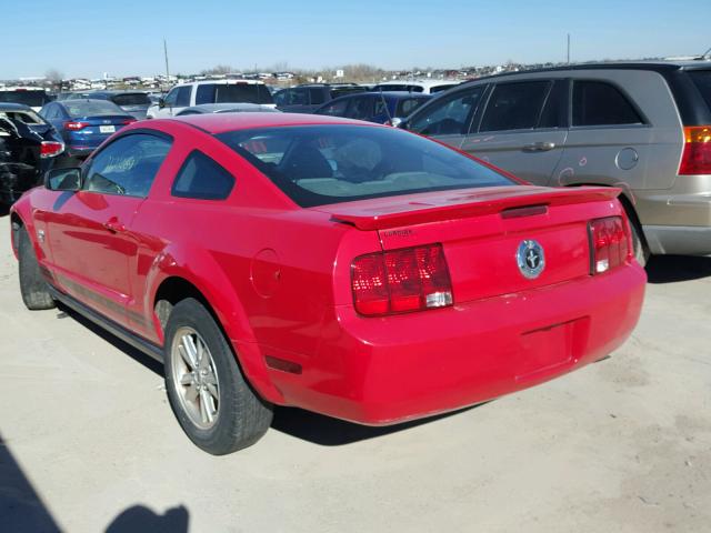 1ZVHT80N595110950 - 2009 FORD MUSTANG RED photo 3