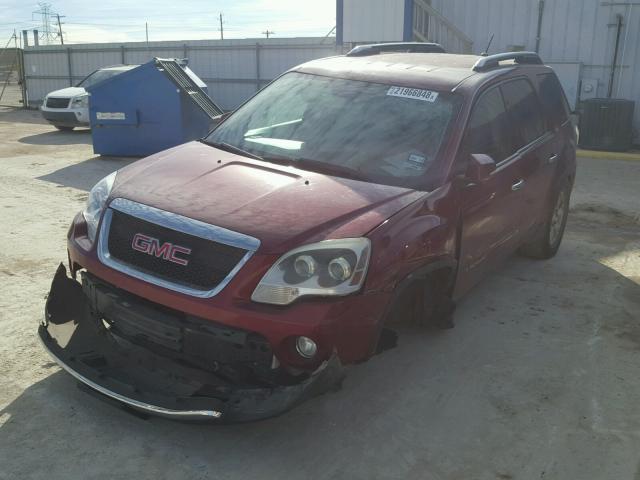 1GKER337X8J209570 - 2008 GMC ACADIA SLT MAROON photo 2