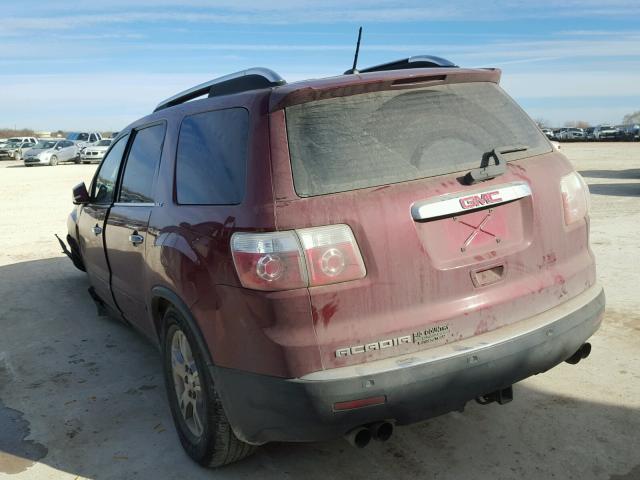 1GKER337X8J209570 - 2008 GMC ACADIA SLT მუქწითელი ფოტო 3