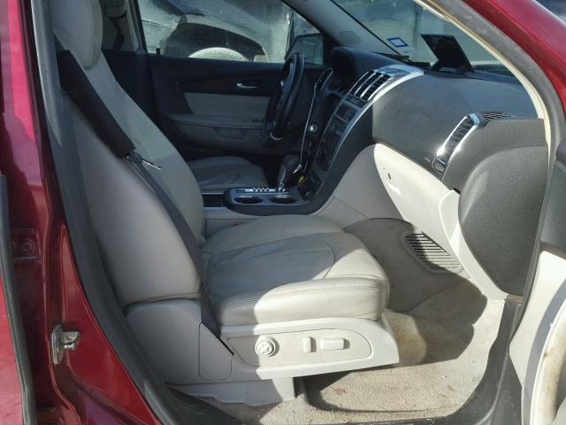 1GKER337X8J209570 - 2008 GMC ACADIA SLT მუქწითელი ფოტო 5