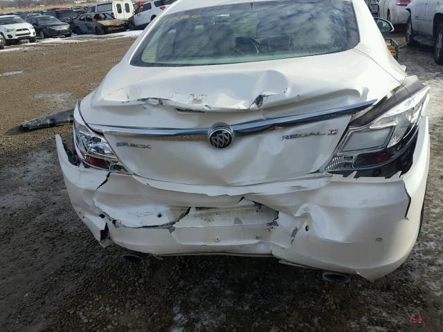 2G4GS5EV2C9213564 - 2012 BUICK REGAL PREM WHITE photo 9