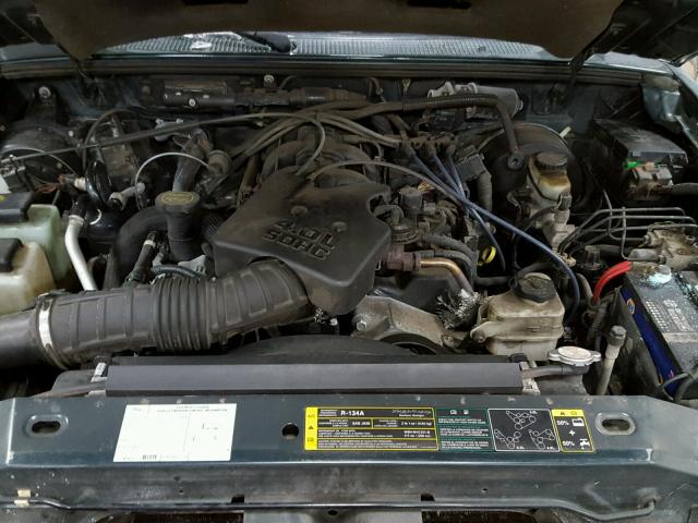1FTYR15E75PA69186 - 2005 FORD RANGER SUP GREEN photo 7