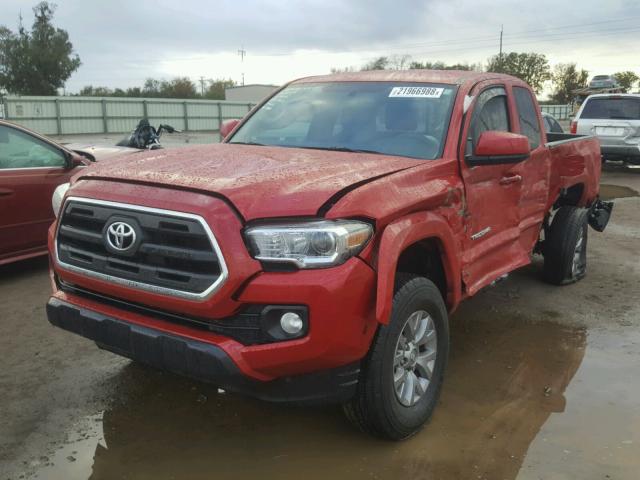 5TFRZ5CN5GX021042 - 2016 TOYOTA TACOMA ACC RED photo 2