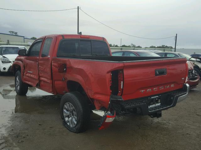 5TFRZ5CN5GX021042 - 2016 TOYOTA TACOMA ACC RED photo 3