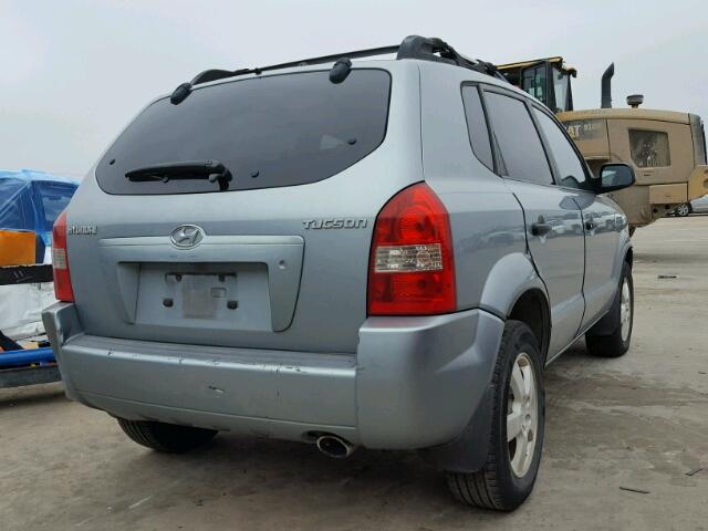 KM8JM12BX6U296512 - 2006 HYUNDAI TUCSON GL GREEN photo 4