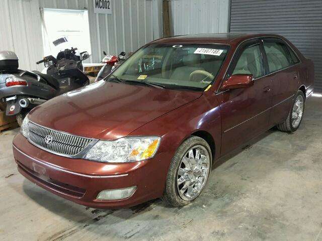 4T1BF28B01U174455 - 2001 TOYOTA AVALON XL RED photo 2