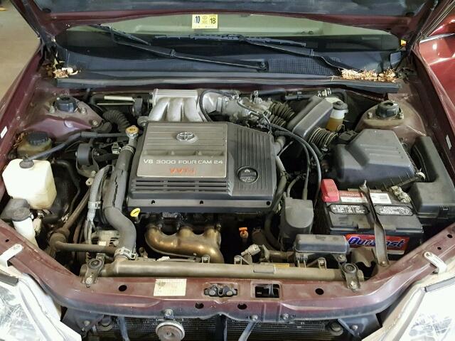 4T1BF28B01U174455 - 2001 TOYOTA AVALON XL RED photo 7