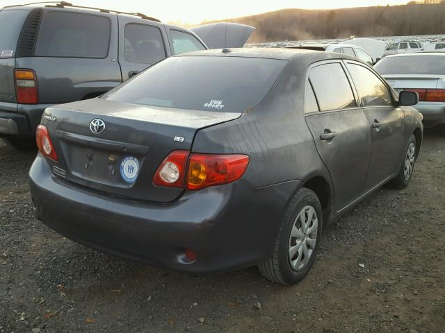 2T1BU40E19C122952 - 2009 TOYOTA COROLLA BA CHARCOAL photo 4