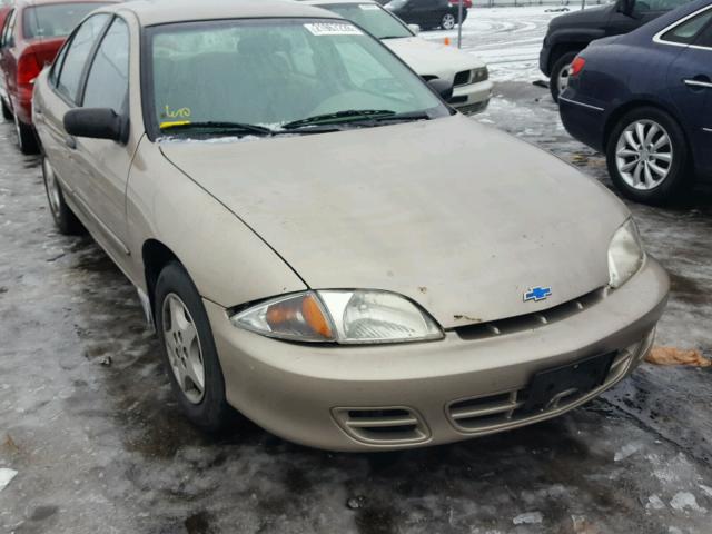 1G1JC5240Y7406283 - 2000 CHEVROLET CAVALIER BEIGE photo 1