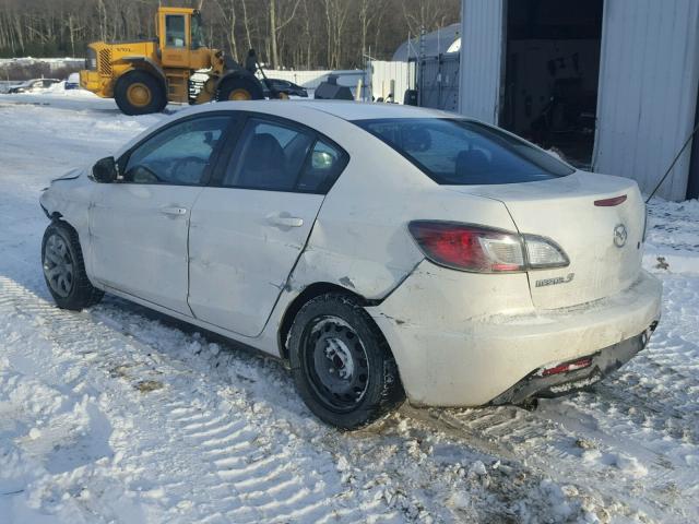 JM1BL1UG6B1422929 - 2011 MAZDA 3 I WHITE photo 3