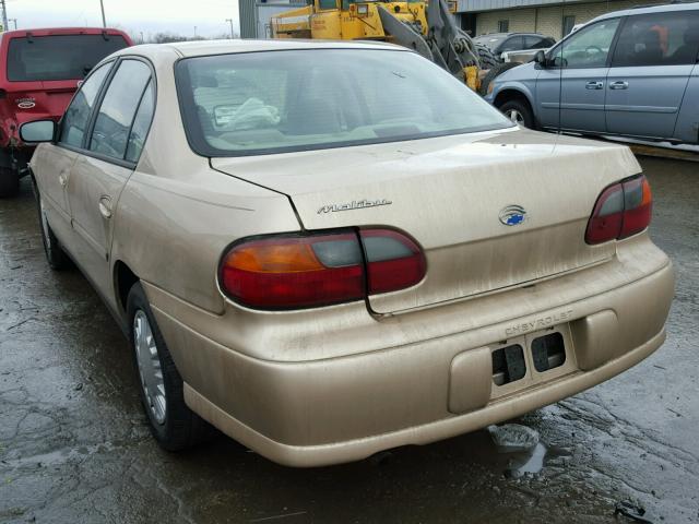 1G1ND52J43M725197 - 2003 CHEVROLET MALIBU GOLD photo 3