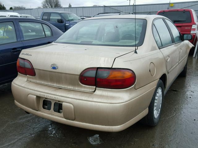 1G1ND52J43M725197 - 2003 CHEVROLET MALIBU GOLD photo 4