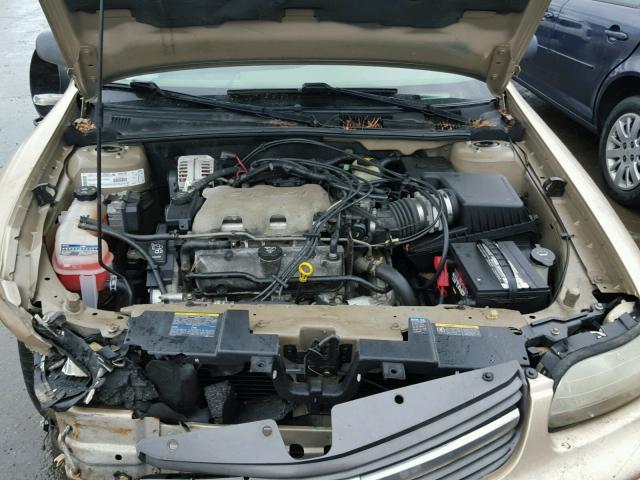 1G1ND52J43M725197 - 2003 CHEVROLET MALIBU GOLD photo 7